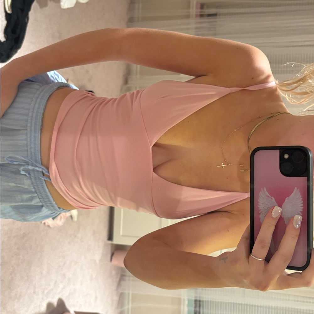 Pink top